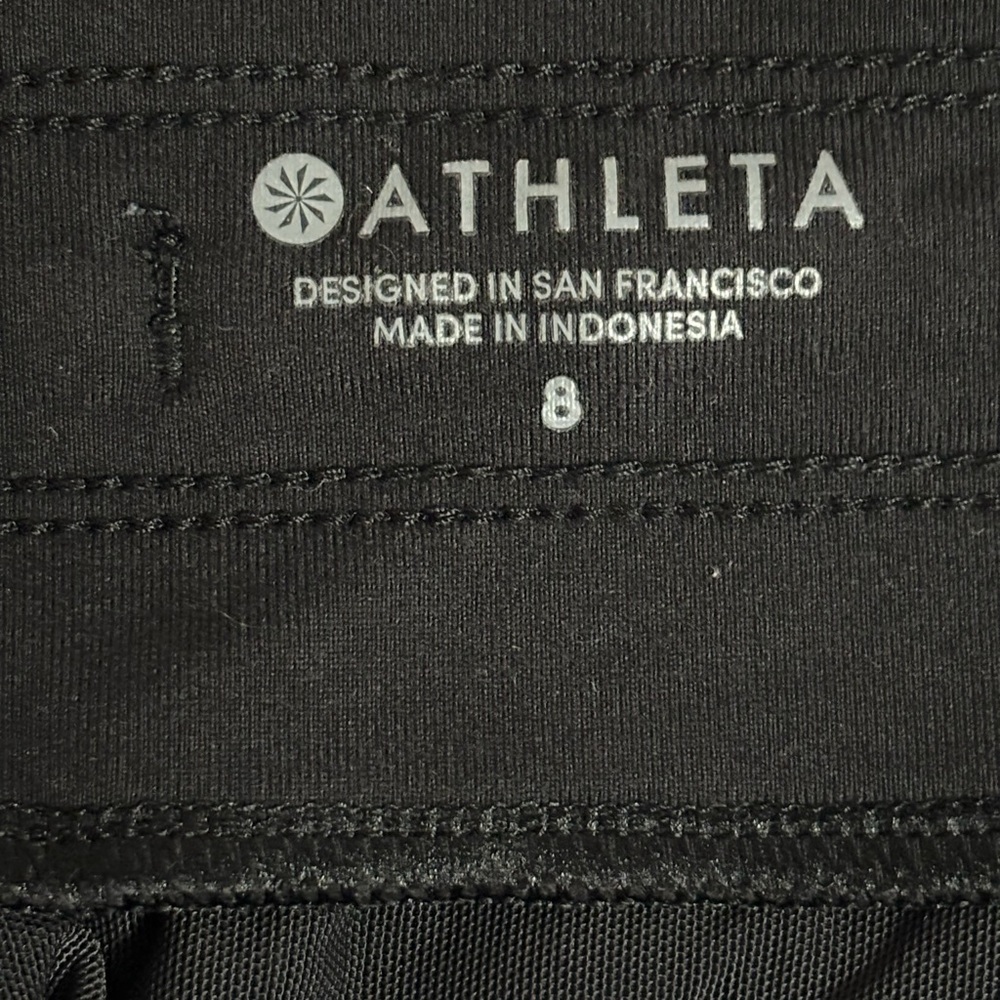 Athleta Jogger Black Size 8 - Picture 5 of 11
